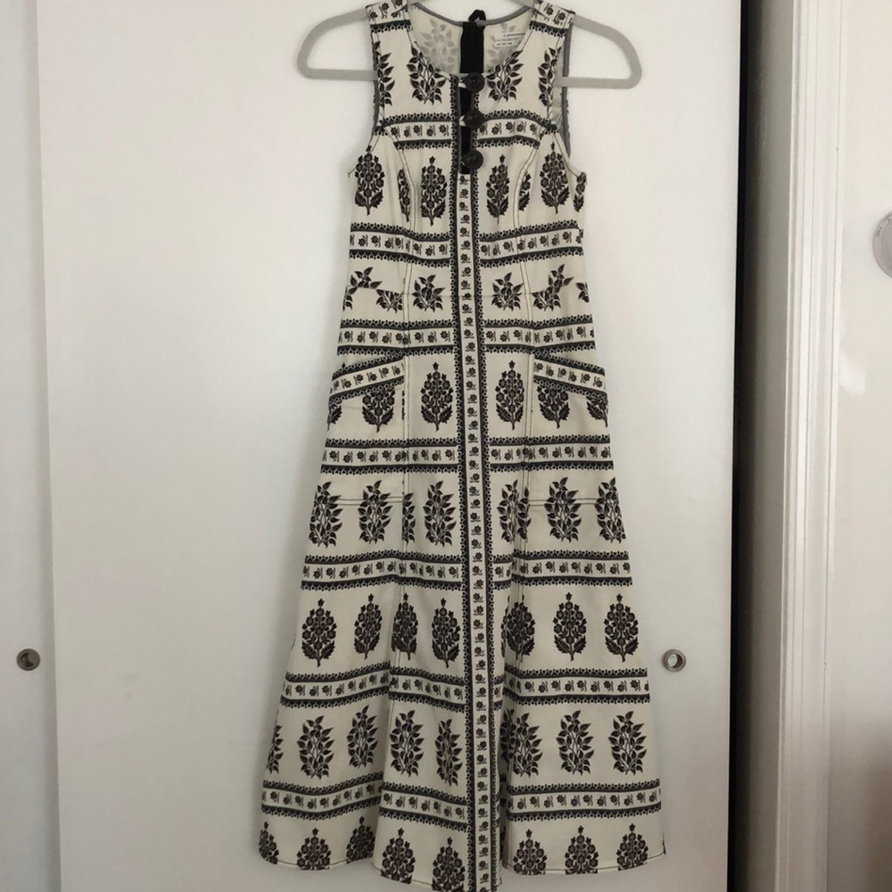 Anthropologie dress, twill material